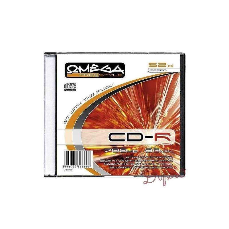 CD-R  SLIM OMEGA 700MB 52x pakowane po 10