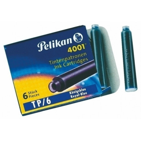 NABOJE PELIKAN 301176 KRÓTKIE NIEB. niebieskie OP.6 4012700301178