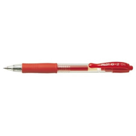 PIÓRO  ŻELOWE PILOT G2-FINE  CZERWO PSTRYKANY 0.3mm PIBLG2 4902505163111