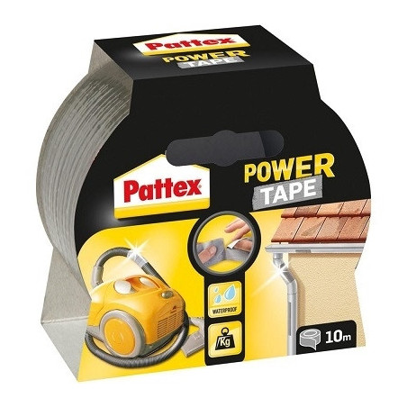 TAŚMA KL.WZMOC.PATT.POWER TAPE 50x10 SRE 50mmx10m 1677379 SREBRNA