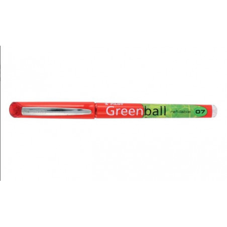 PIÓRO  KUL.PILOT GREENBALL CZER.4szt+1 W 4szt +1 WKŁAD